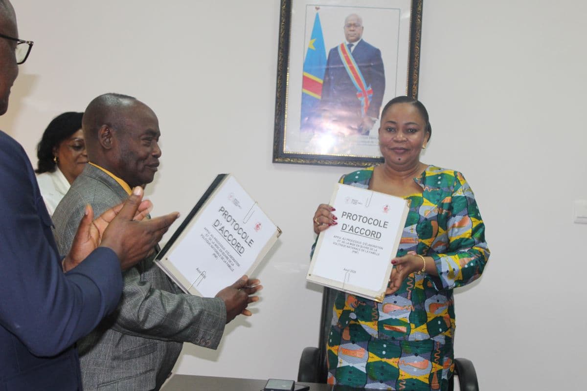 SANRU ASBL et le Ministère du Genre, Famille et Enfant scellent un partenariat stratégique en faveur de la Politique Nationale de la Famille en RDC