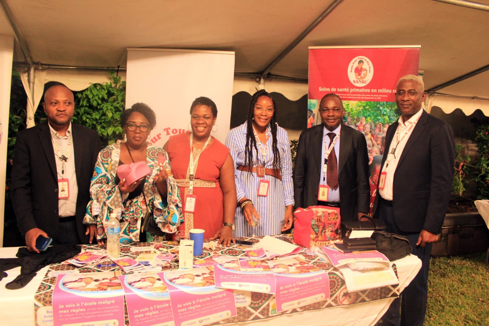 Participation de SANRU Asbl à l’événement organisé par l’Ambassade de Suède en RDC à Kinshasa sur l’hygiène menstruel