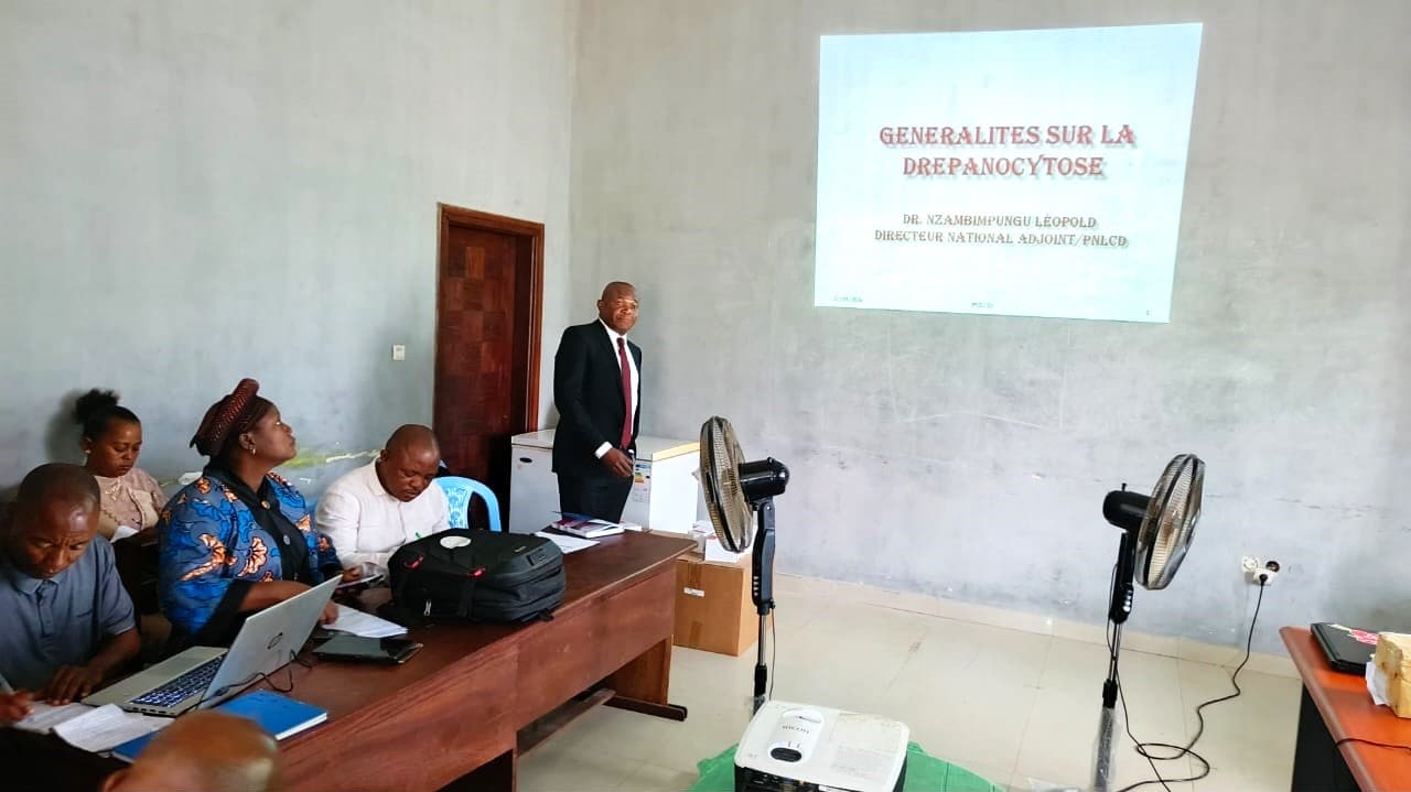 Kisangani : SANRU forme 77 prestataires sur le diagnostic et la prise en charge de la drépanocytose