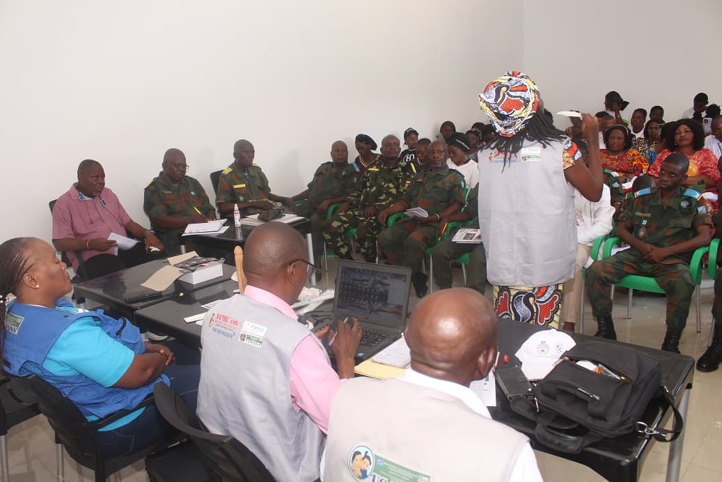 SANRU-PATHFINDER renforce les capacités des personnels de santé militaires sur la planification familiale et la protection contre les VBG