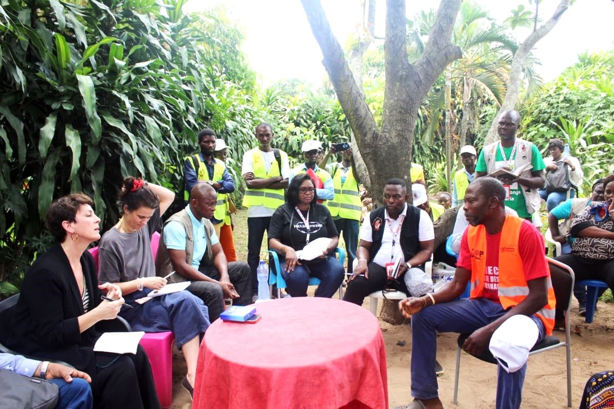 Visite du Fonds mondial dans la zone de santé de Mont Ngafula 2 : une dynamique collective au service des communautés