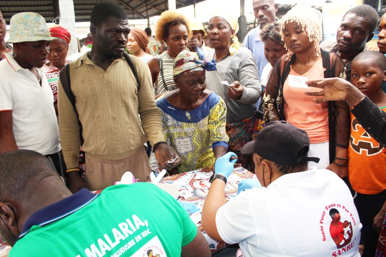 Contribution de SANRU asbl à la lutte contre le Paludisme en République du Congo en 2024.