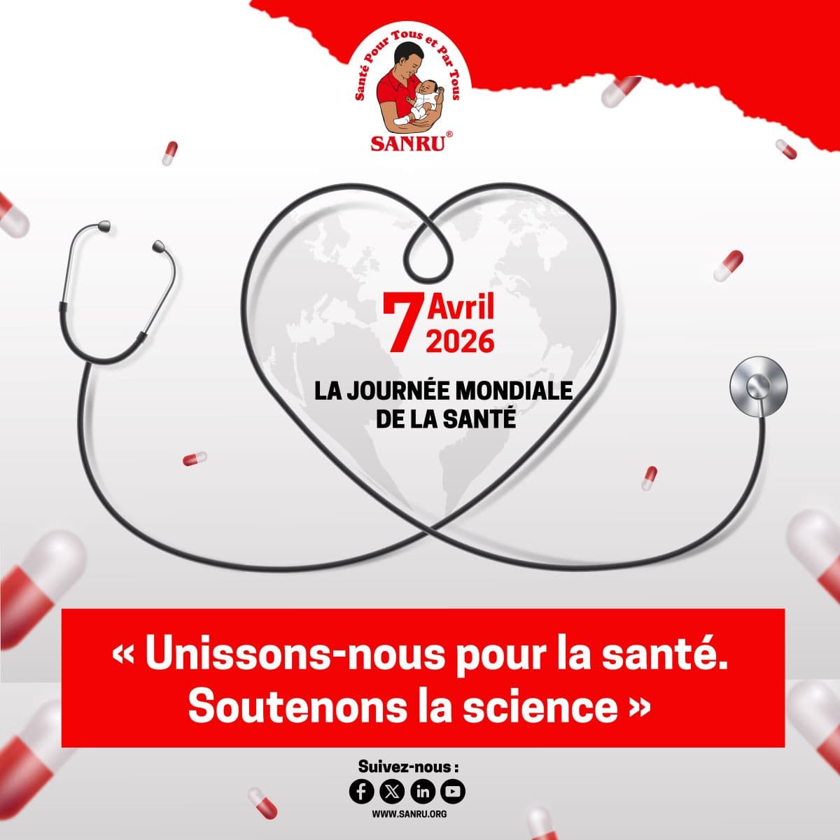 Journée mondiale de la santé 2026 : Unissons nous pour la santé. Soutenons la science.
